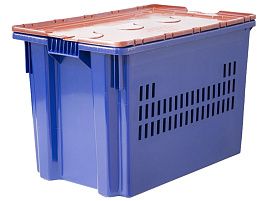 Ящик Safe Pro 606-1 SP перфорированный, корпус синий