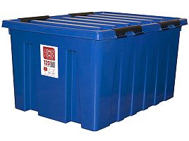Пластиковый контейнер для хранения Rox box 120л синий