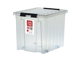 Rox box  50 л контейнер для хранения, прозрачный